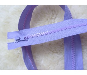 Reißverschluss aus Kunststoff 5mm trennbar 85cm -Flieder